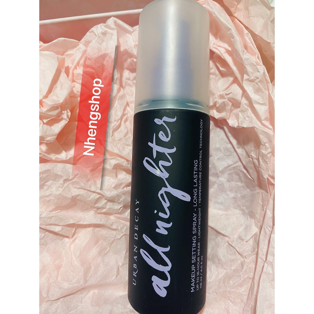 Xịt Khóa Lớp makeup Urban Decay All Nighter Long Lasting Makeup Setting Spray