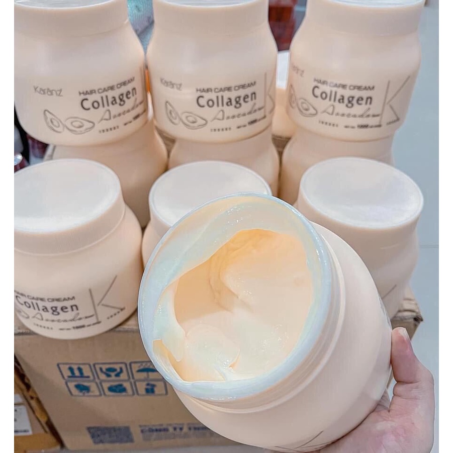 Hấp ủ tóc mềm mượt Collagen Avocado Karanz 500ml