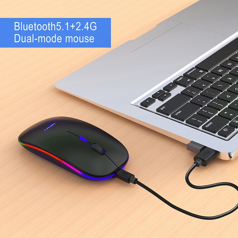 Chuột Không Dây Bluetooth 5.1 Nhiều Màu Sắc 2.4g