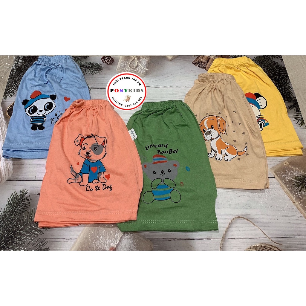 Quần đùi chục cho bé trai , bé gái chất cotton thoáng mát mùa hè
