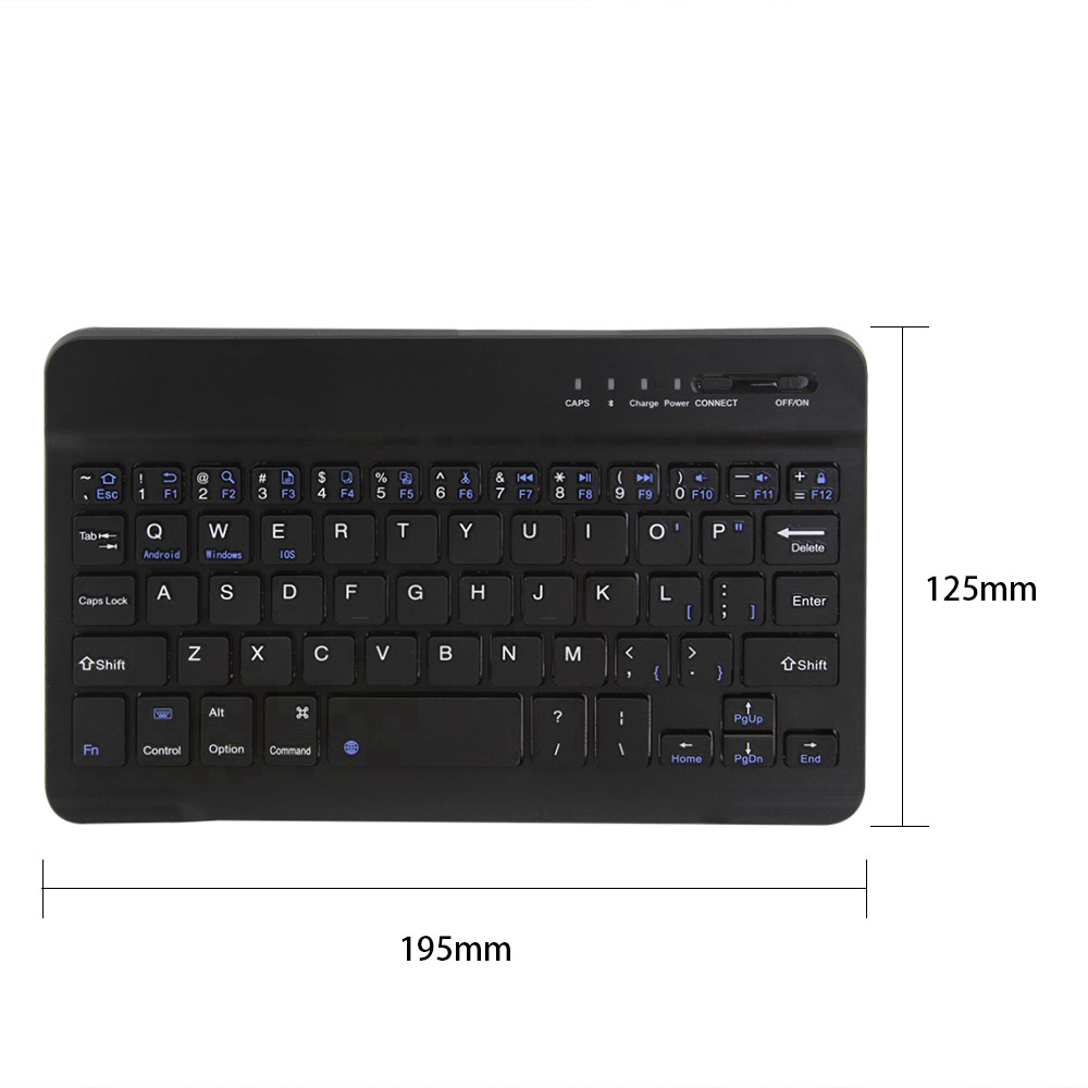CHUYI Bàn Phím Bluetooth Không Dây Mini Đa Phương Tiện Có Thể Sạc Lại Cho Điện Thoại / Máy Tính Bảng / Laptop / Notebook