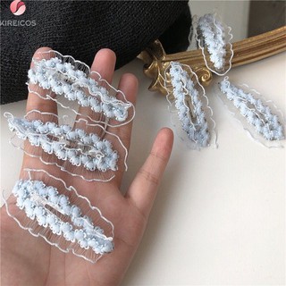 Set 2 kẹp tóc mái có ren siêu xinh