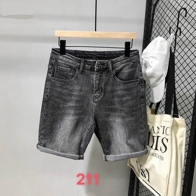 Quần short jeans nam thiết kế thời trang cao cấp, quần sọt jean thời trang nam S42