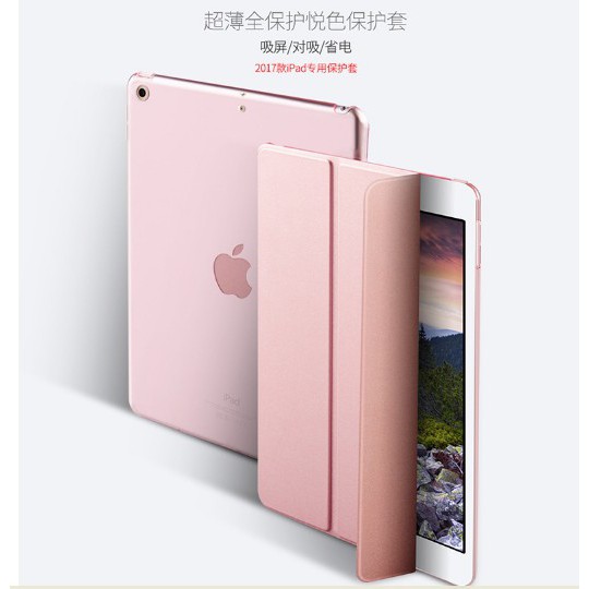 Bao da Ipad 2017/2018/Gen 5/Gen 6/ipad 2017/Air 1/Air 2/Mini 2/Ipad 2/3/4 lưng trong zoyu