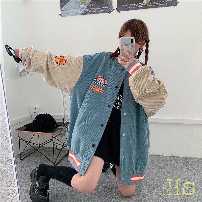 Áo Bomber Vải Nhung Unisex Cầu Vồng DEEP END - Unisex Năng Động Hot Trend | BigBuy360 - bigbuy360.vn