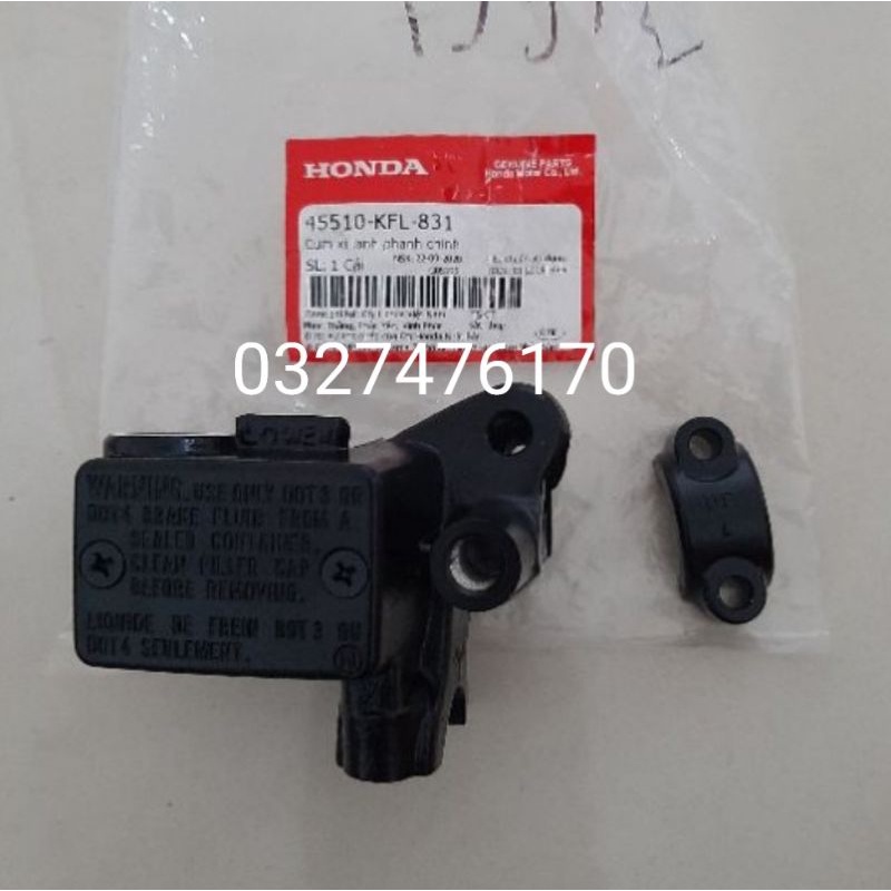 Bộ cùm tay thắng ,phanh bình dầu xe FUTURE 1 zin honda