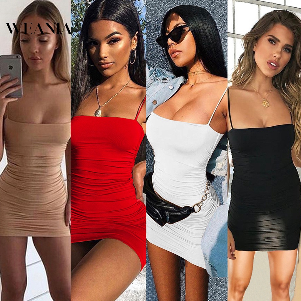 Đầm Bodycon Xếp Ly Gợi Cảm Mùa Hè Y0329