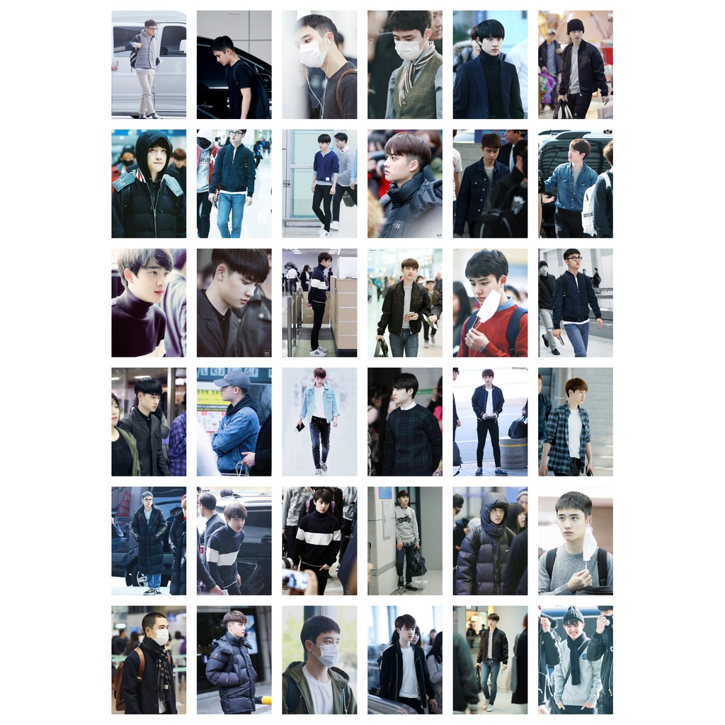 Lomo card 36 ảnh thành viên EXO - D.O fashion style