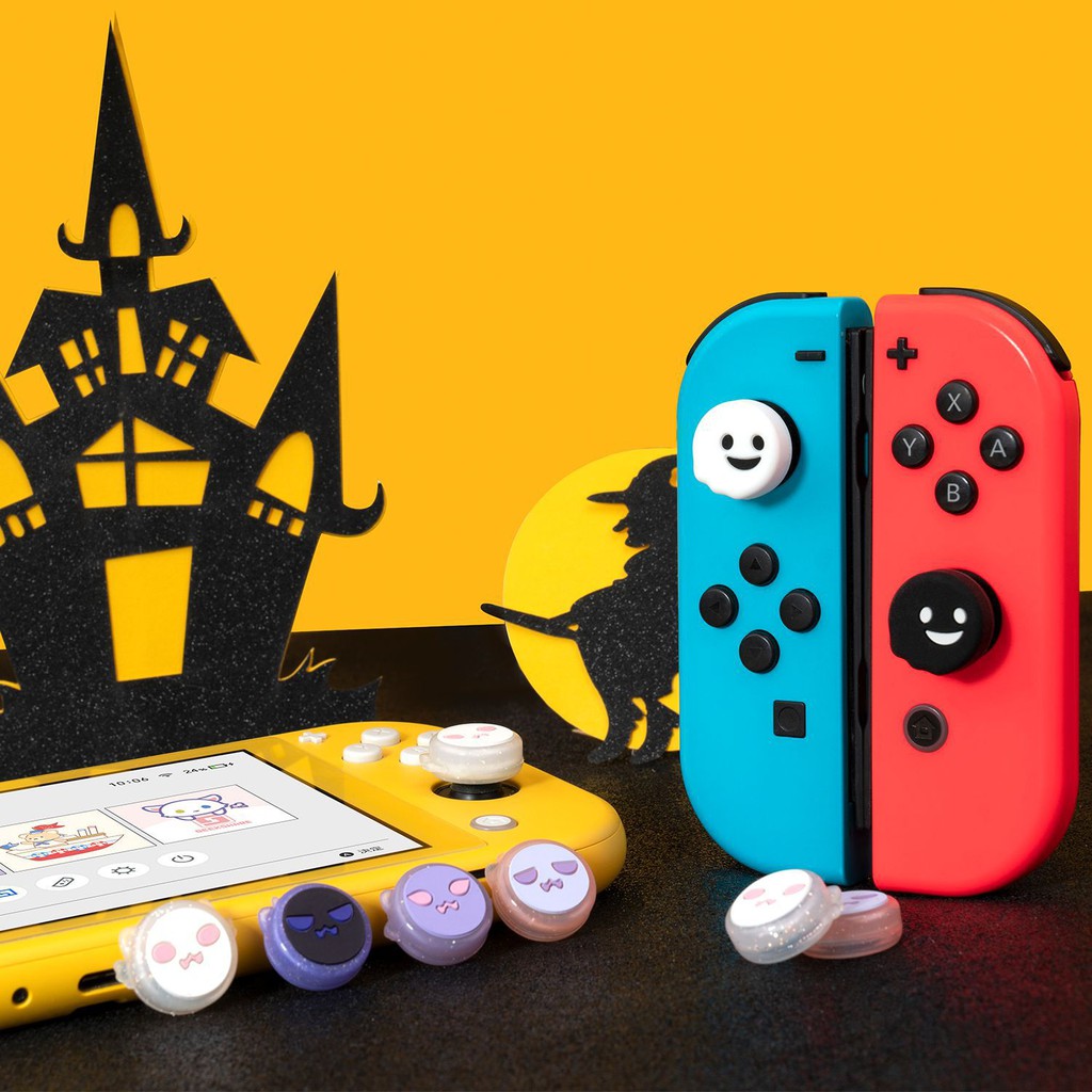 Núm bọc analog Halloween hãng Geekshare cho Joy-Con - Nintendo Switch / Nintendo Switch Lite