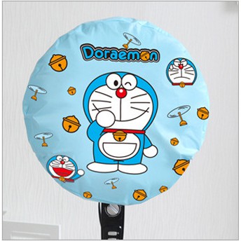 Tấm Bọc Quạt Điện Chống Bụi In Hoạt Hình Hello Kitty / Doraemon Đáng Yêu