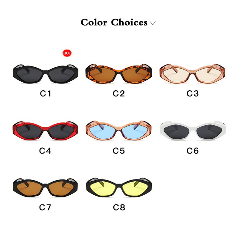 Kính râm tròng nhỏ đa giác thời trang cho nữ | BigBuy360 - bigbuy360.vn