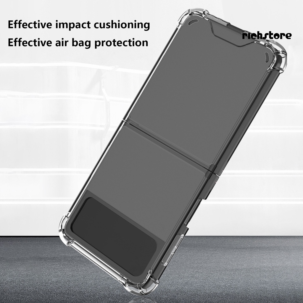 Ốp Điện Thoại Trong Suốt Siêu Mỏng Chống Sốc Cho samsung galaxy z flip 3 5g