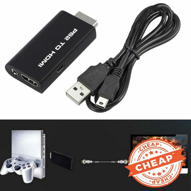 Thiết bị chuyển đổi PS2 to HDMI HD chuyên dụng cho máy chơi game Sony Playstation 2