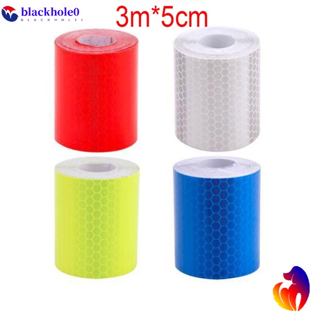 Cuộn băng keo dán phản quang 3 m * 5cm trang trí xe hơi / xe máy