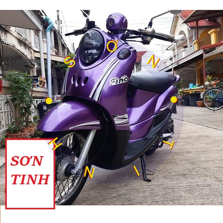 SƠN SAMURAI SƠN XỊT MÀU TÍM ÁNH KIM SUPER VIOLET- MÀU TÍM KHÓI METAN MÃ 1142