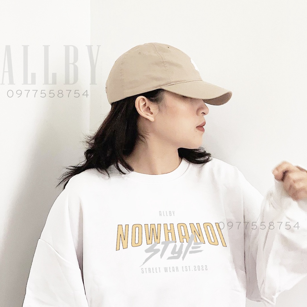 Áo sweater nam nữ Now Hà Nội Style , áo nỉ thu đông nam nữ form rộng Unisex - Allby | BigBuy360 - bigbuy360.vn