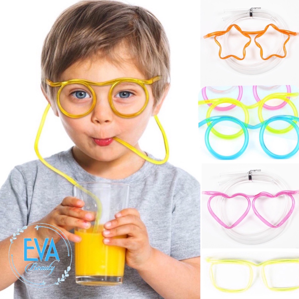 Ống Hút Mắt Kính Cute Nhiều Mẫu Vui Nhộn Độc Đáo M3553