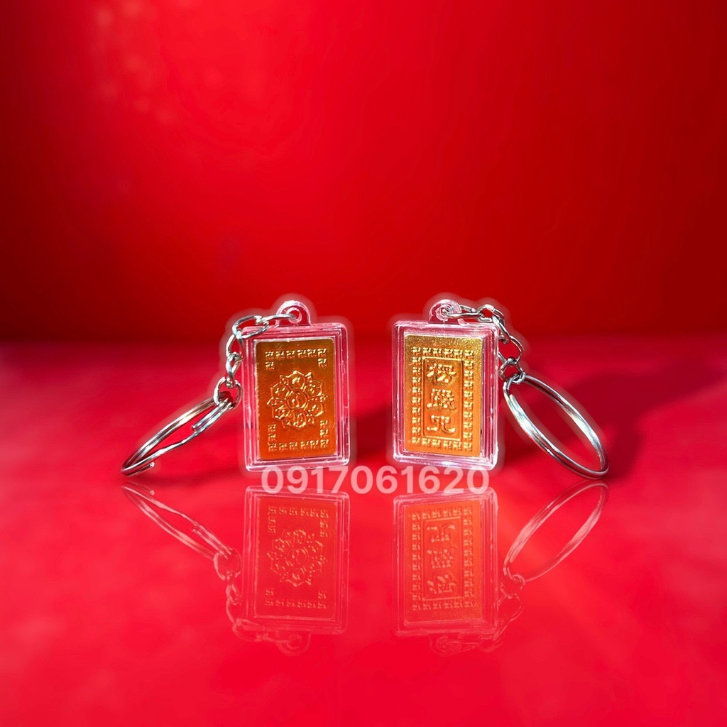 Móc Khóa CHÚ LANG NGHIÊM Treo  Móc Chìa Khóa, Balo,treo Balo. Móc Khóa Phong Thủy May Mắn Cầu Bình An Phước Lành