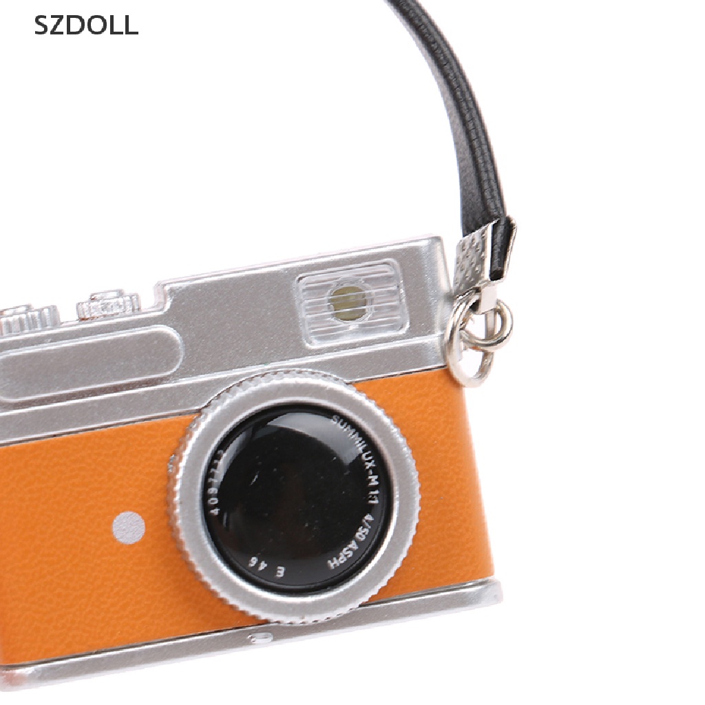 Mô Hình Máy Ảnh Cổ Điển Mini Có Đèn Và Âm Thanh Trang Trí Nhà Búp Bê