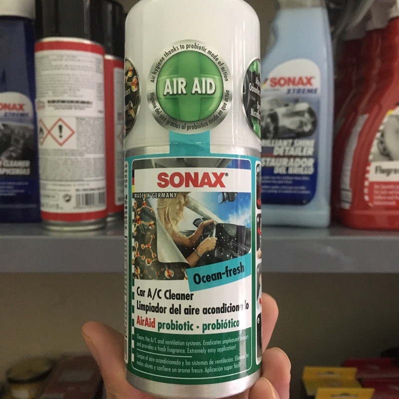 SONAX KHỬ MÙI DÀN LẠNH NỘI THẤT Ô TÔ HƯƠNG ĐẠI DƯƠNG