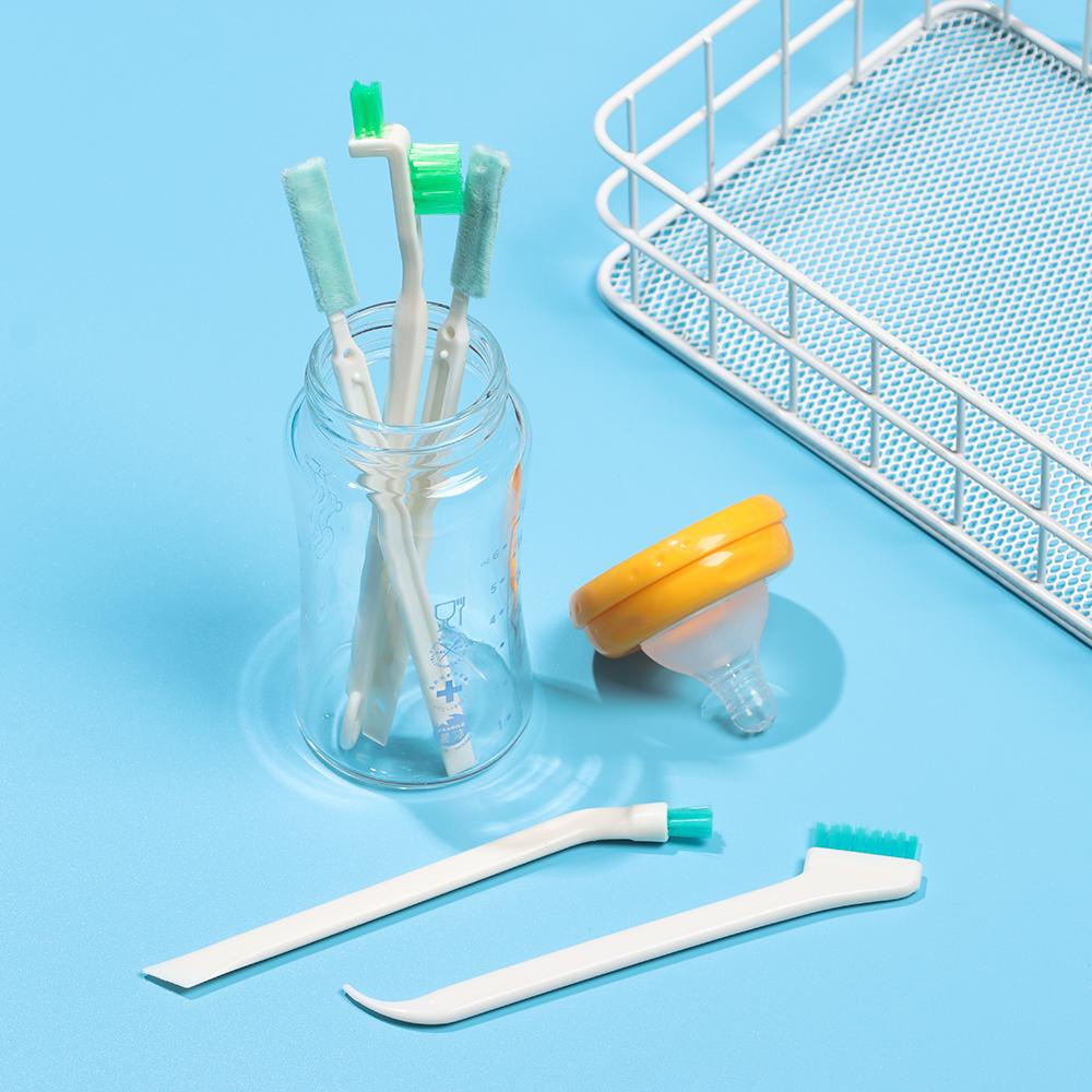 YVE Set 2 / 3 Cọ Vệ Sinh Bình Sữa Em Bé Cán Dài Tiện Lợi