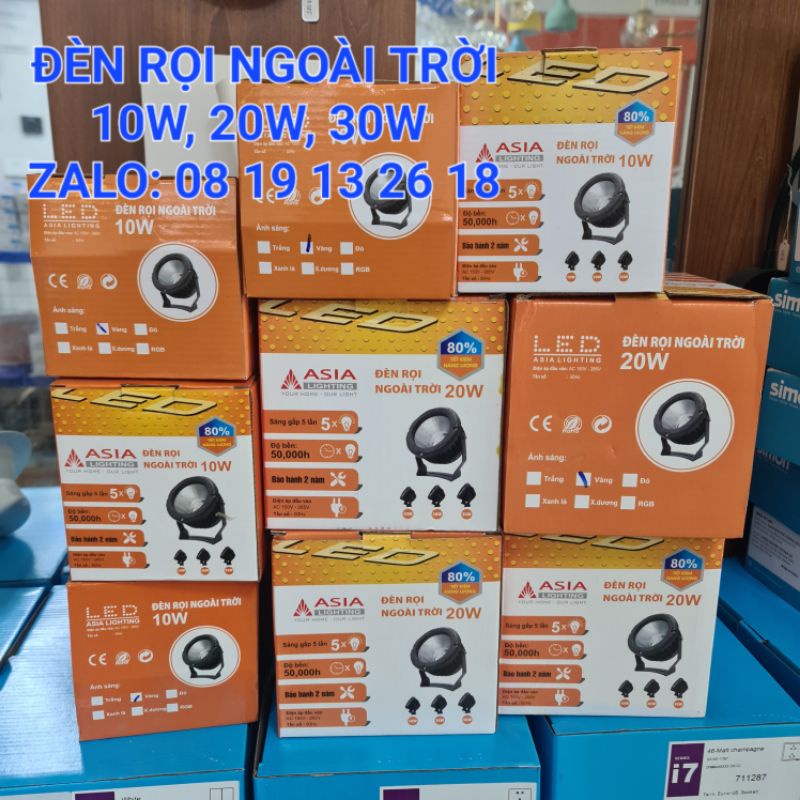 Đèn led rọi ngoài trời Asia 10w, 20w, 30w , chống nước IP66, mã RC10, RC20