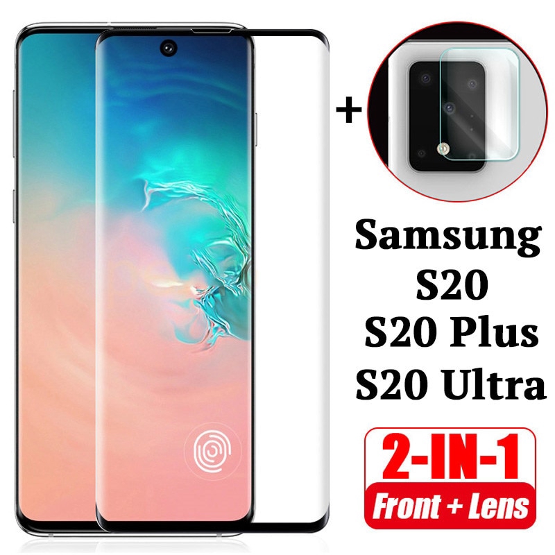 Kính Cường Lực Bảo Vệ Camera Sau 2 Trong 1 Cho Samsung Galaxy S20 S20+Plus Ultra S8 9 10 Plus S10E Note 8
