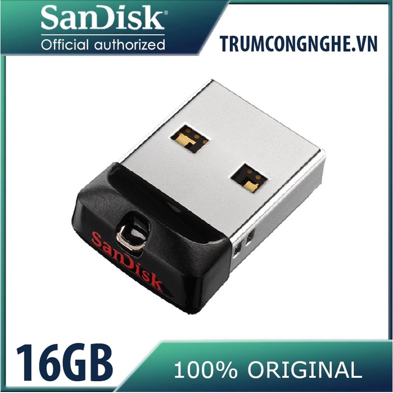 USB nhỏ mini 16GB CZ33 CZ430 Cruzer Fit