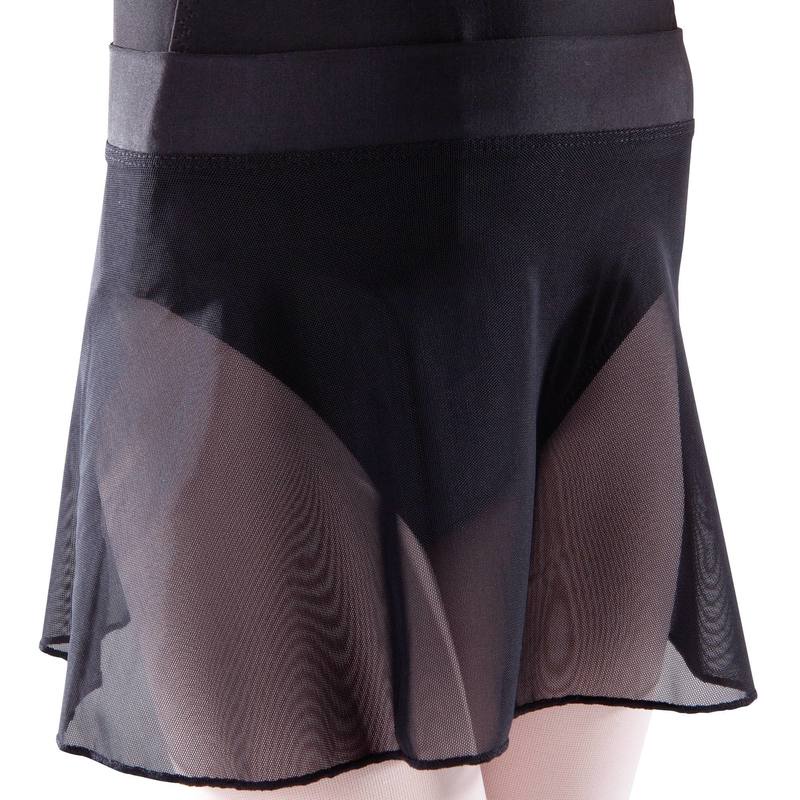 Váy ballet vải voan cho bé gái Decathlon Starever màu đen size 4 Tuổi