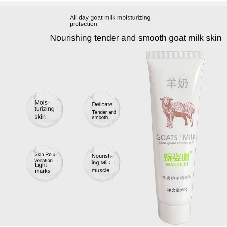 Kem Dưỡng Ẩm Da Tay Chiết Xuất Sữa Dê Và Lạc Đà 60g