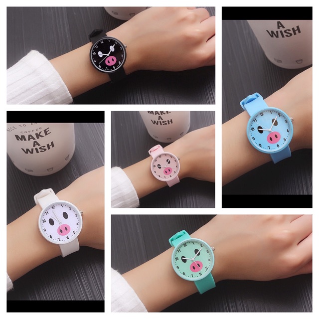 Đồng hồ nữ Ulzzang dây silicon dễ thương | BigBuy360 - bigbuy360.vn