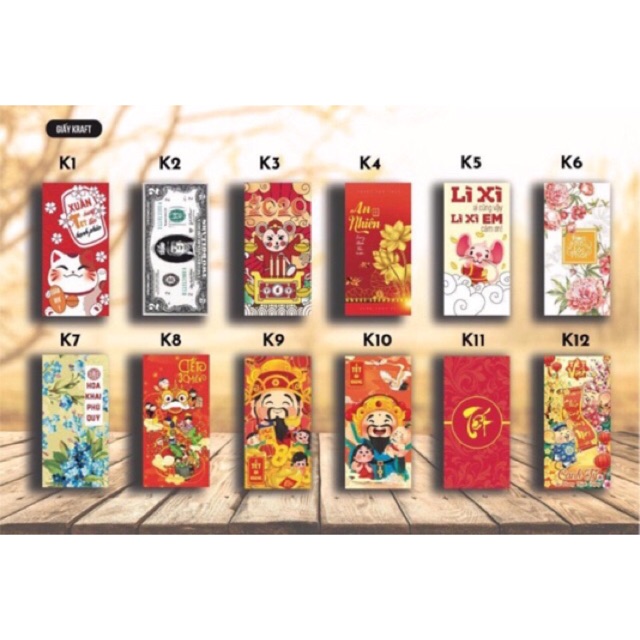 Bao lì xì vừa tờ 500k 2021