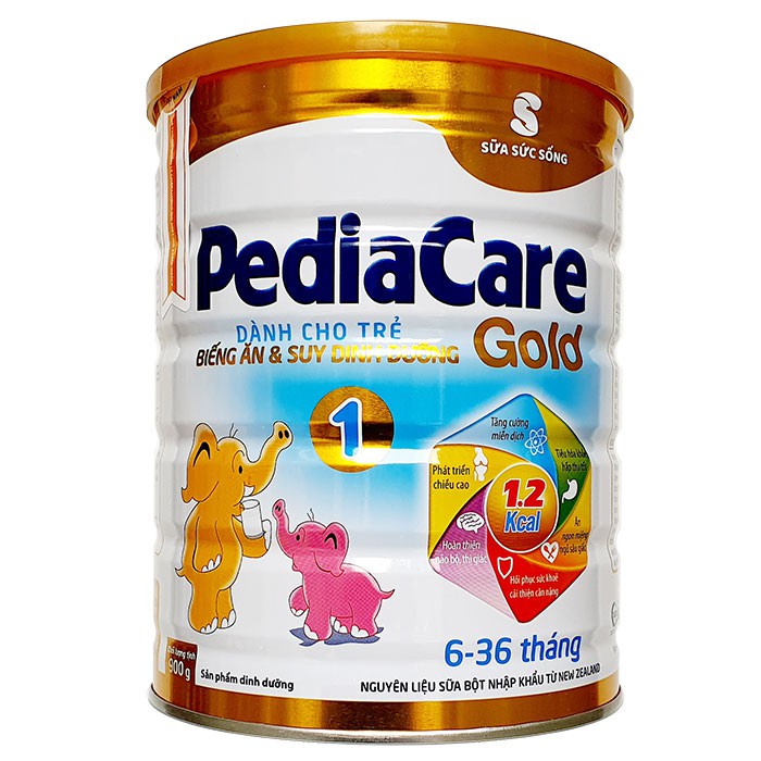 [LẺ GIÁ SỈ] Sữa Pediacare Gold 1 900g (PEDIA CARE) Date T03.2023