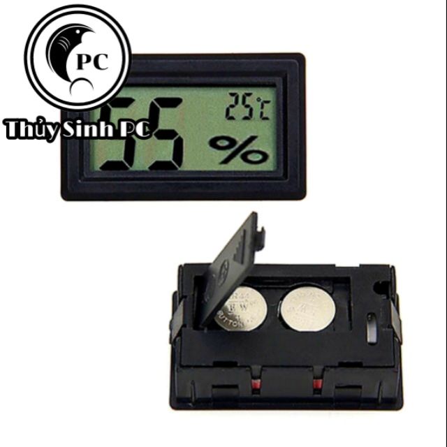 Ẩm Kế Điện Tử - Nhệt kế Điện Thử - Đo nhiệt độ hồ cá - Thiết bị , phụ kiện thủy sinh giá tốt .