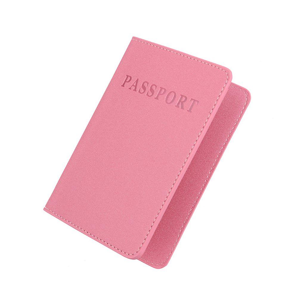 Vỏ Bọc Hộ Chiếu Da PU Chống Thấm Nước Thông Dụng Unisex Giá Đỡ