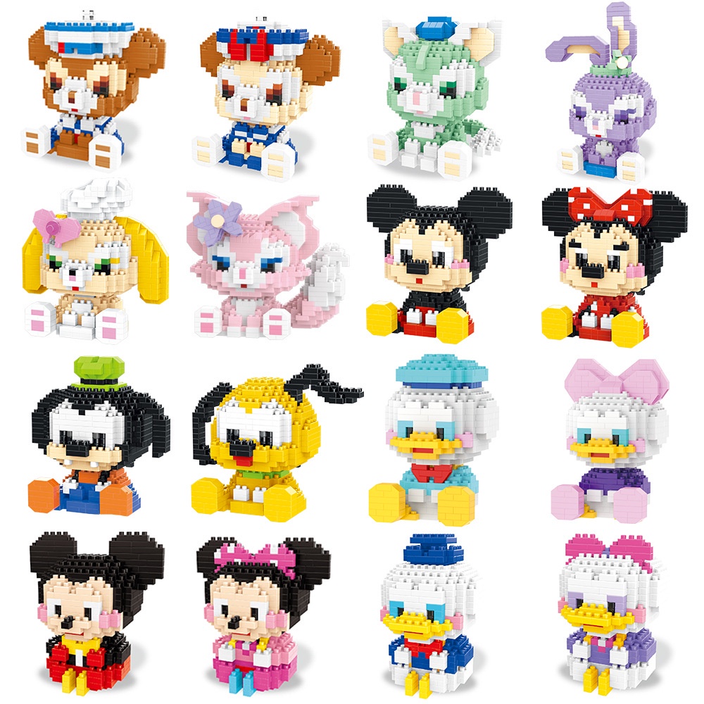 Mô hình lắp ráp động vật hoạt hình đáng yêu cho bé