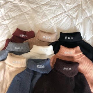 Áo len cổ lọ