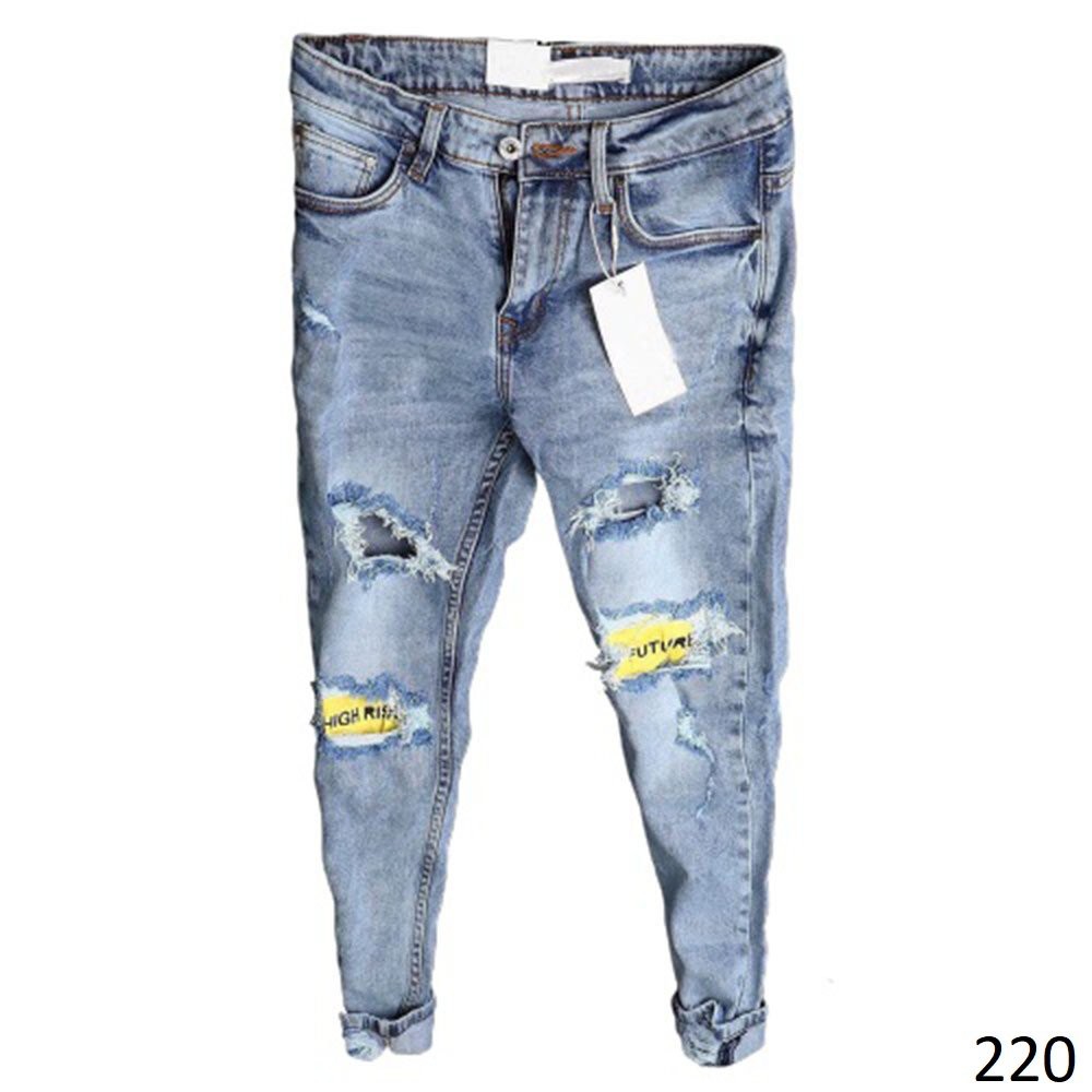 Quần jean nam Muradfashion MS55, Quần Bò Nam chất jeans co giãn hot trend 2021