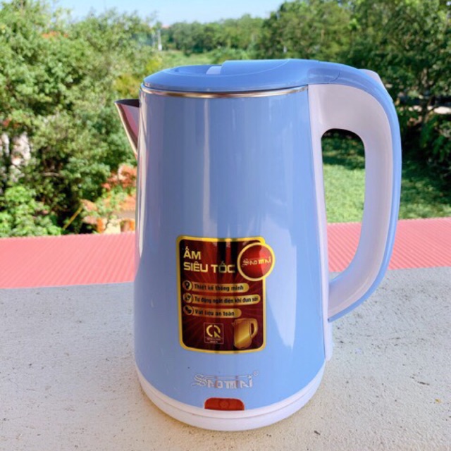 Ấm Siêu Tốc Thái Lan Ấm đun nước 02 Lớp Nhanh Bền Đẹp. 2,5 Lít