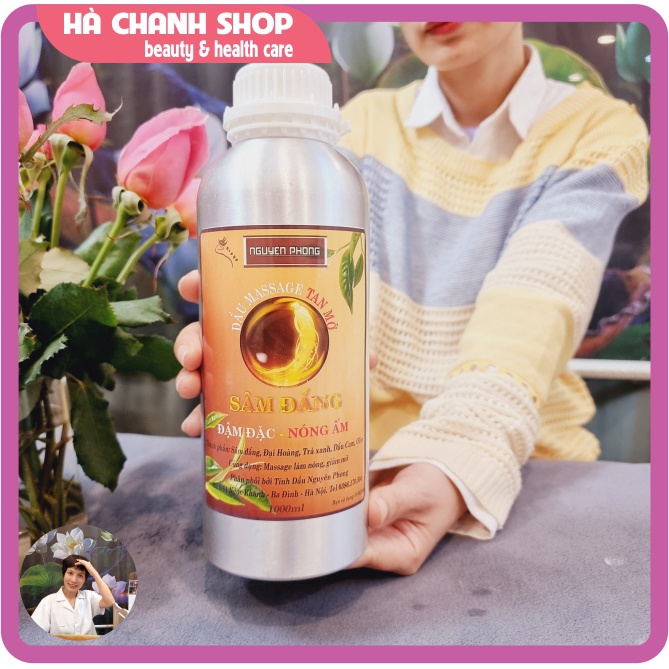 Tinh Dầu Giảm Mỡ Bụng Chiết Xuất Sâm Đắng Đậm Đặc Gấp Đôi Chai 1000ml Dầu Massage Tan Mỡ Nóng Ấm Làm Săn Chắc Bụng