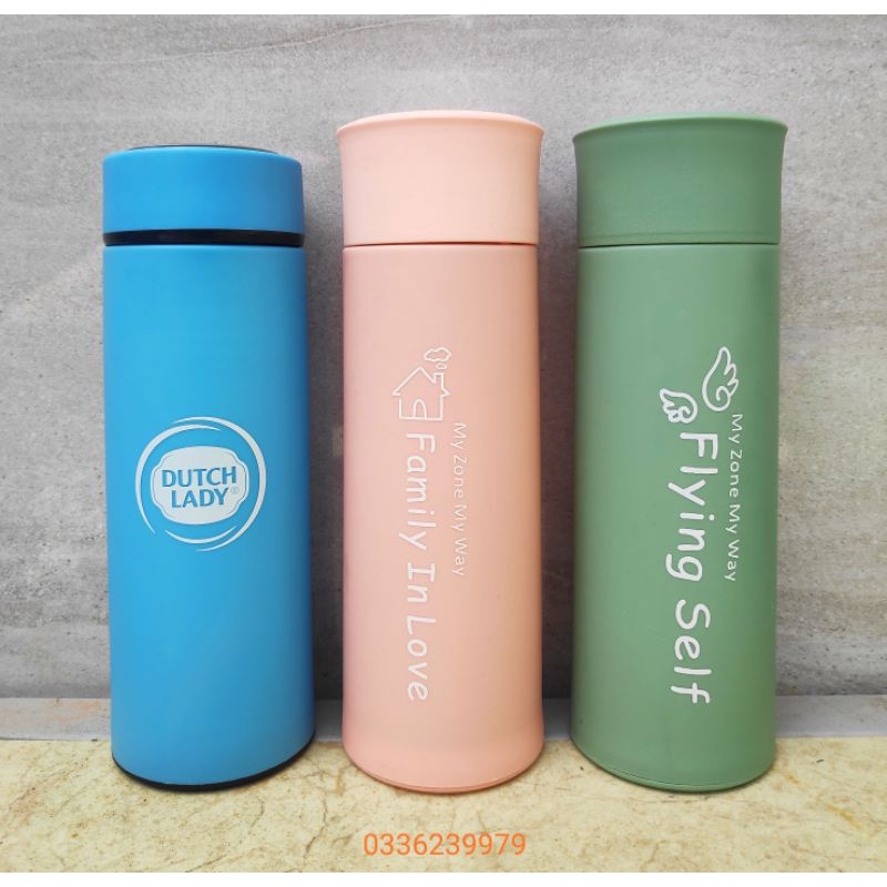 Bình giữ nhiệt lõi thủy tinh bọc vỏ nhựa 425ml