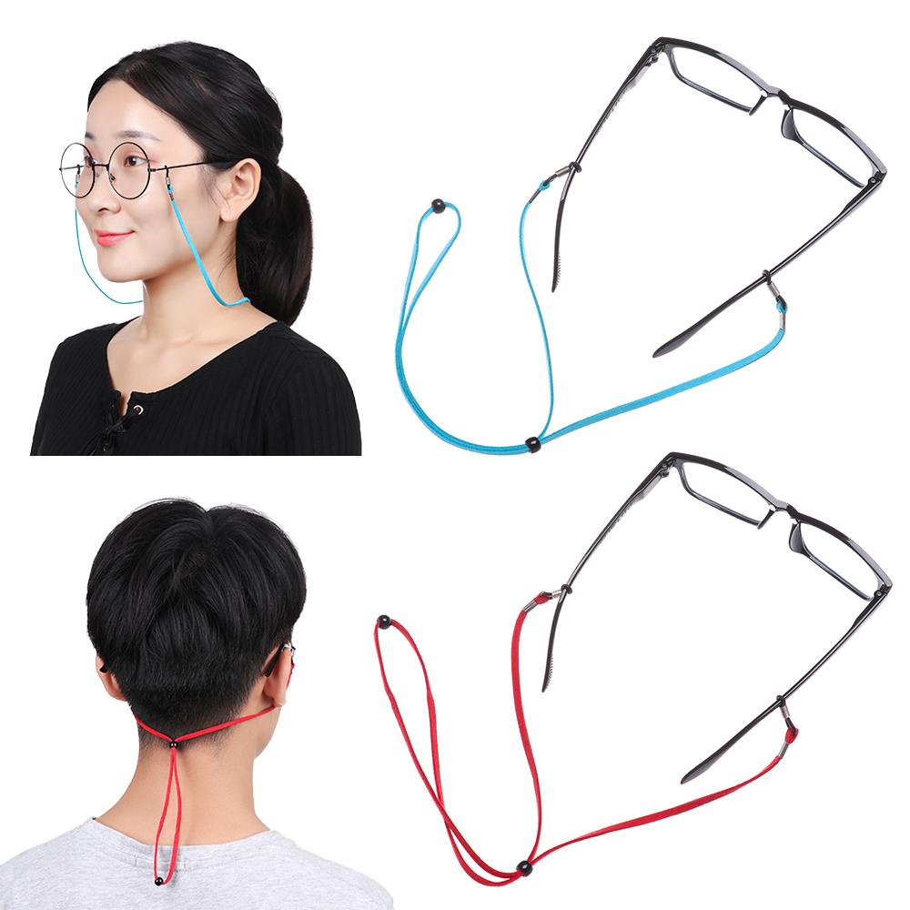 ESPO Dây Đeo Kính Chống Trượt Bằng Da Lộn Màu Sắc Đơn Giản
