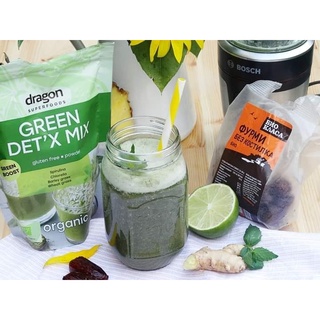 Bột green detox organic (spirulina, chlorella, cỏ lúa mì, cỏ lúa mạch) 200g