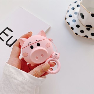 [HÀNG MỚI VỀ]☘️Tặng kèm móc treo☘️ Case bao Airpods 1 2  Pro 3 Heo hồng dễ thương đựng tai nghe không dây Airpod