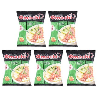 Combo 5 gói Mì Khoai Tây Omachi tôm chua cay