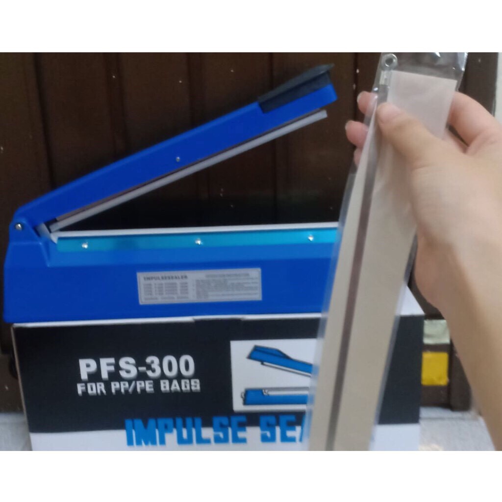 Máy hàn miệng túi PFS 300 vỏ nhựa - PFS 300 | Máy hàn túi ni lông dập tay