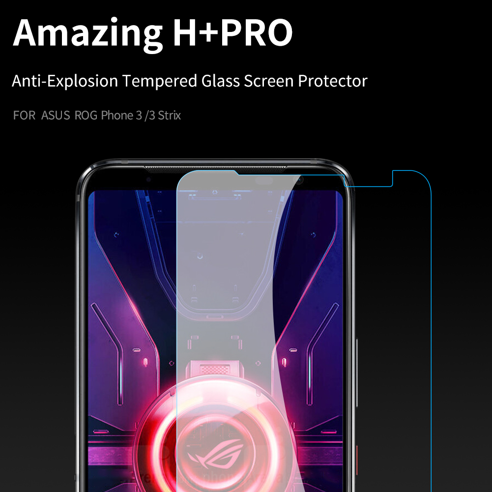 Kính Cường Lực Nillkin H+Pro 0.2MM 2.5D Cho ASUS ROG Phone 3 Strix ROG3 5G