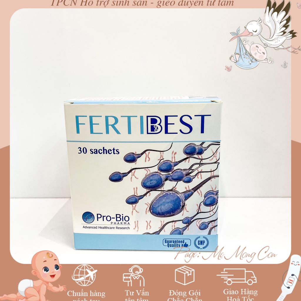 Fertibest  tăng chất lượng và số lượng tinh trùng, tăng thụ thai, hỗ trợ vô sinh hiếm muộn