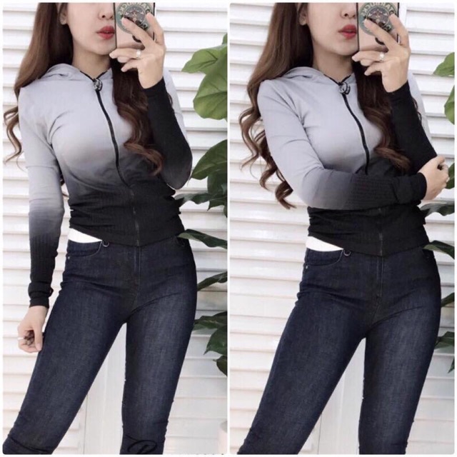 áo khoác thun len loang màu HOT | BigBuy360 - bigbuy360.vn