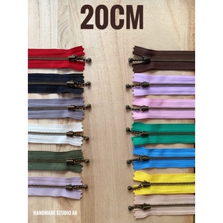 Dây Kéo YKK 20cm - Răng 3 - Đầu Khoá Giọt Nước [3601-20]